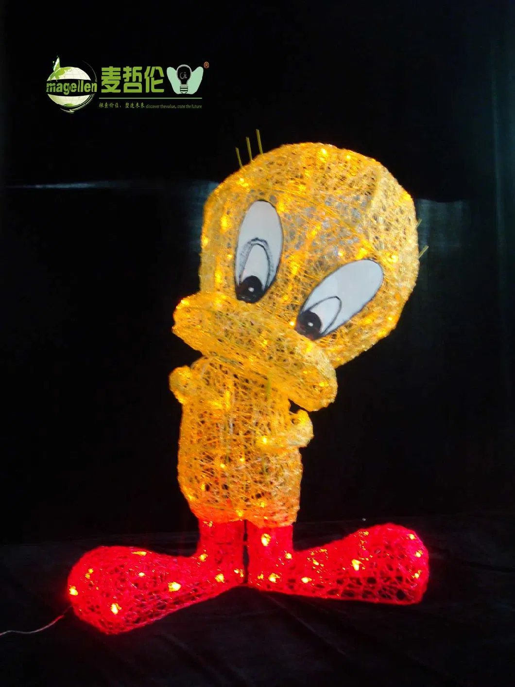 3D LED Christmas Acrylic Donal Duck Motif Light