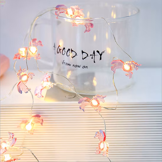 LED Unicorn String Light, Fairy Lamp Gift