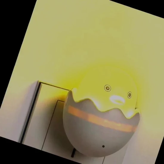 Yichen AC Power Cartoon Yellow Duck Shaped LED Night Light с датчиком